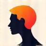 Abstract illustration of a unique profile icon